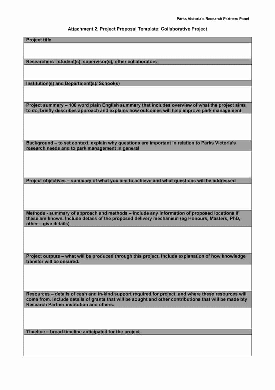 Free Proposal Templates For Word