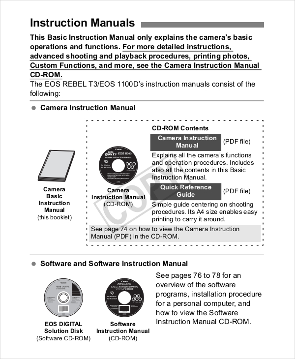 11 Free Instruction Manual Templates Word PDF Word Excel Formats