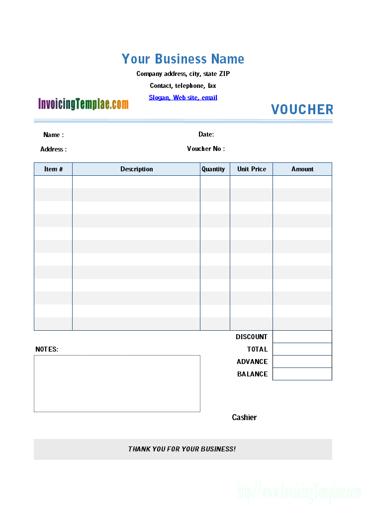 Payment Voucher Template Doc HQ Printable Documents