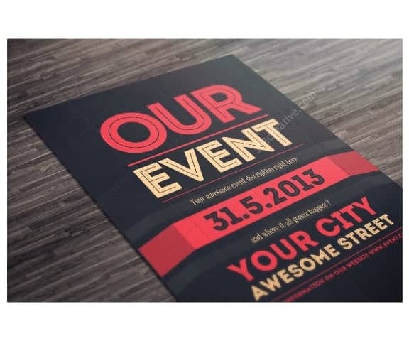 free microsoft word event flyer templates