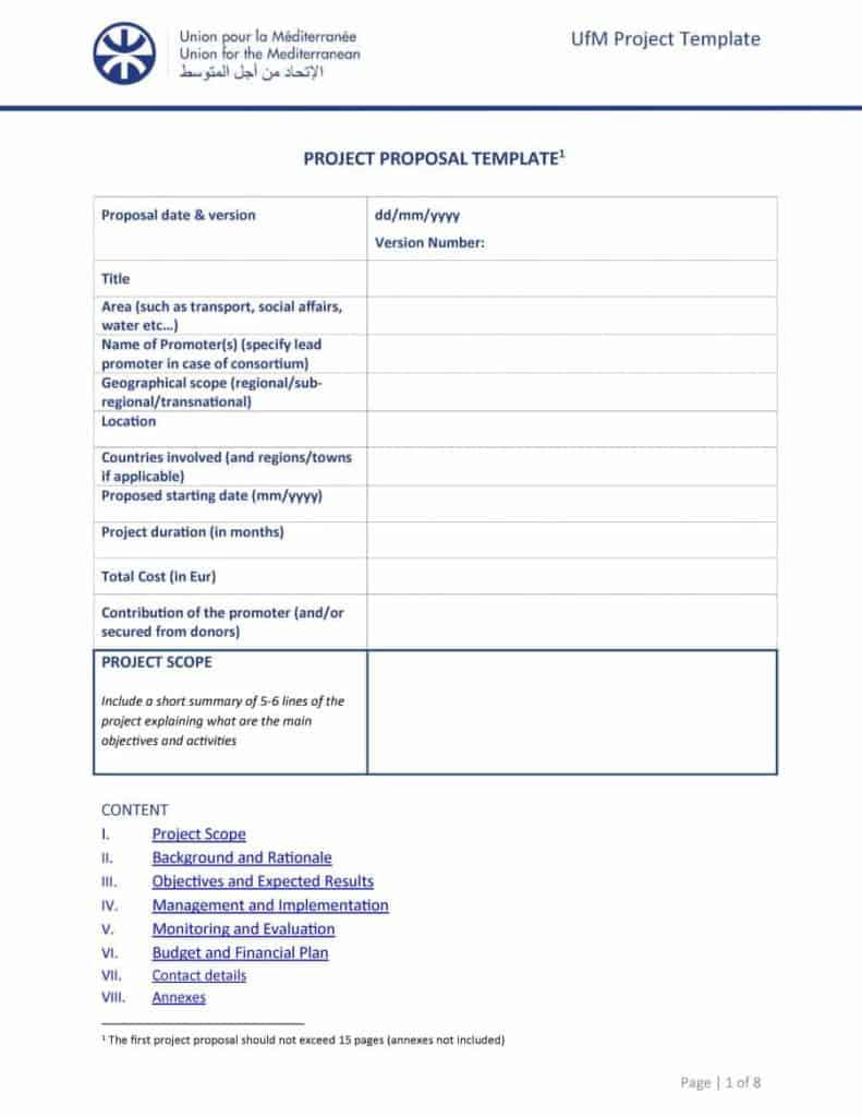 21 Free Word Proposal Templates In Word Excel PDF