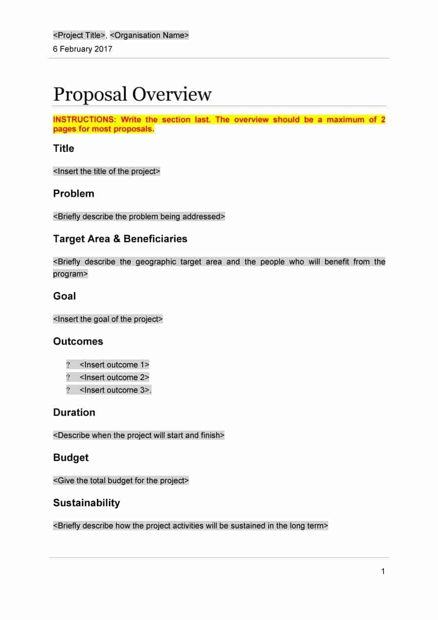 21+ Free Word Proposal Templates in Word Excel PDF