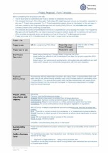 simple project proposal template word