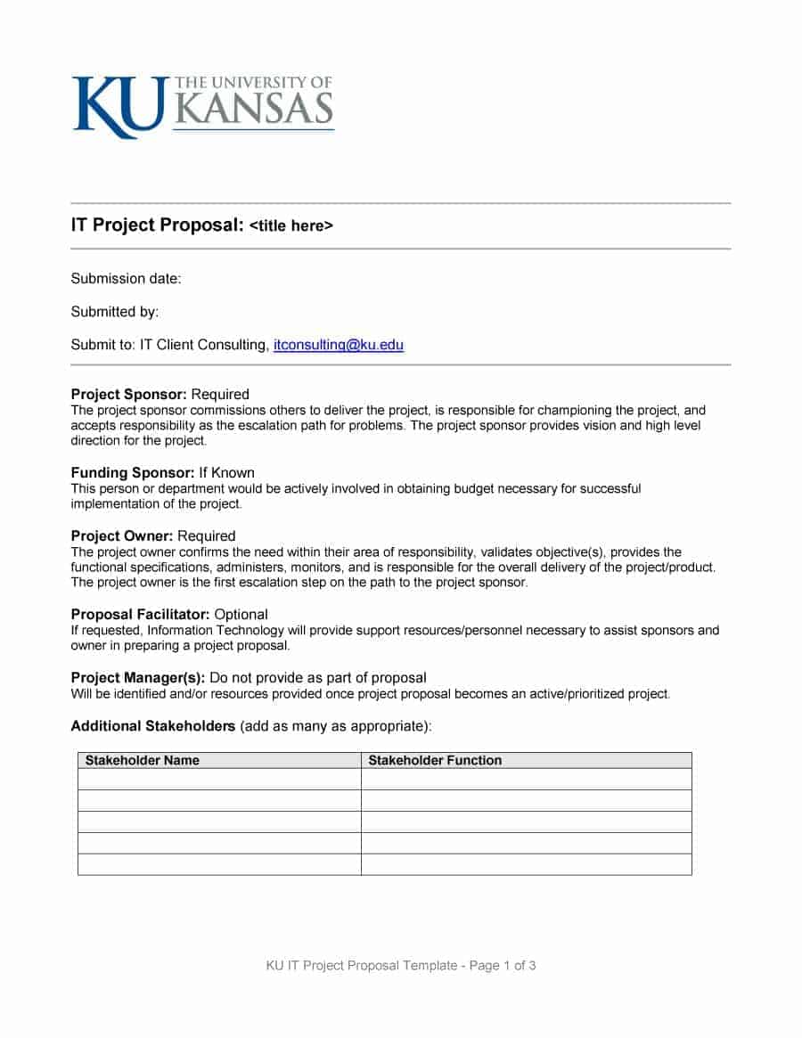 Free Word Proposal Templates In Word Excel Pdf