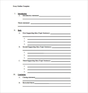 10+ Project Outline Templates Word PDF - Word Excel Formats