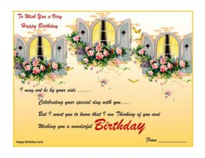 8+ Free Birthday Card Templates in Word - Word Excel Formats