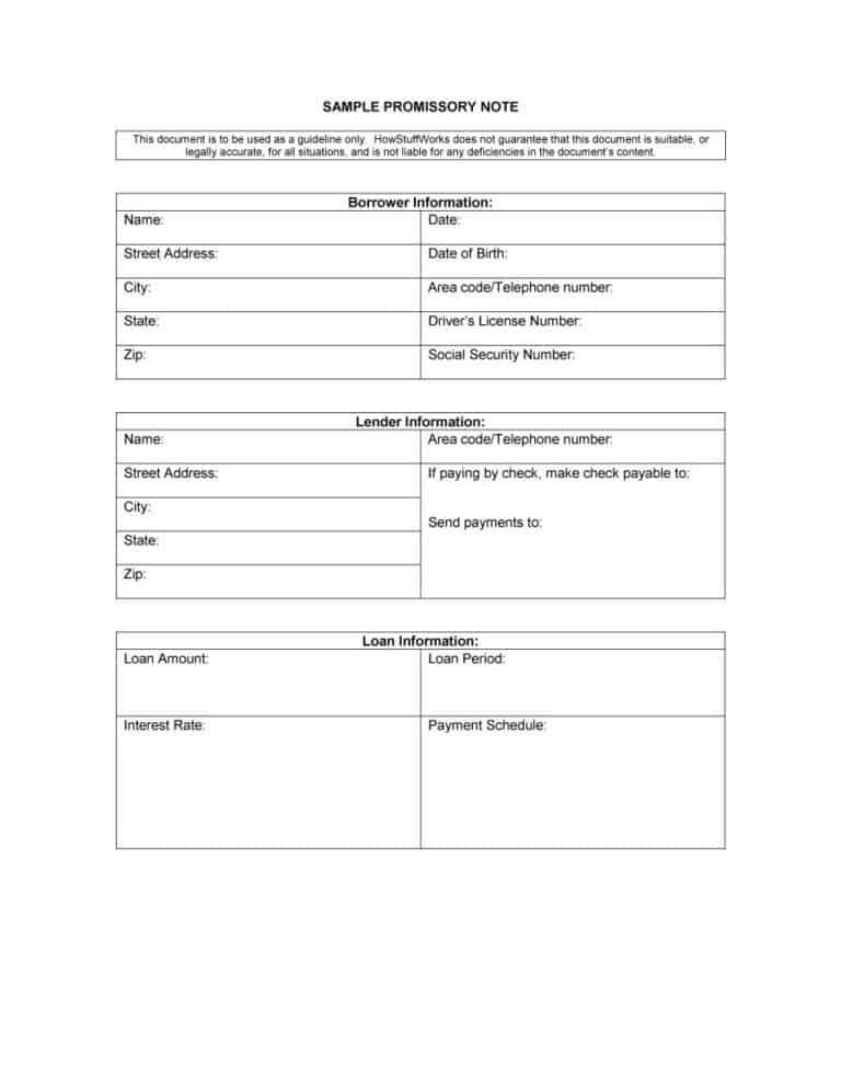 12+ Promissory Note Templates - Samples - in Microsoft Word