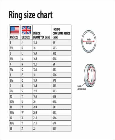 17+ Clothing Size Chart Templates - Word Excel Formats